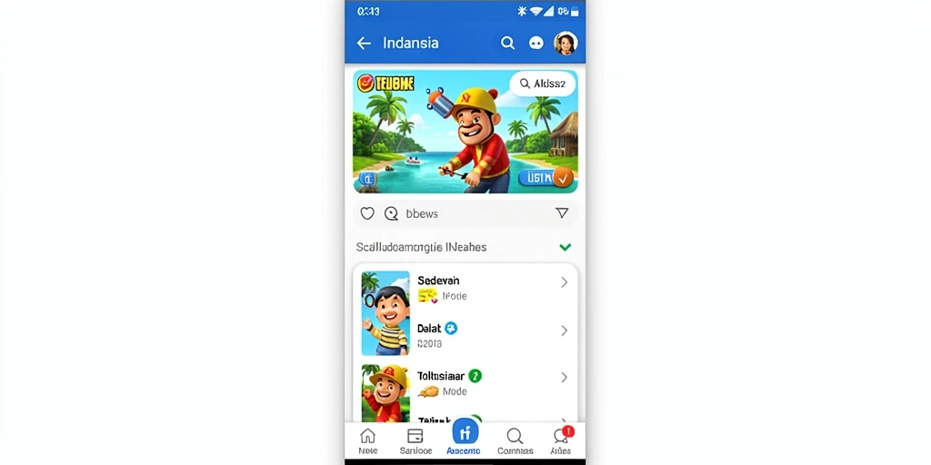 Tampilan utama aplikasi 1234BETS yang menarik dan informatif.