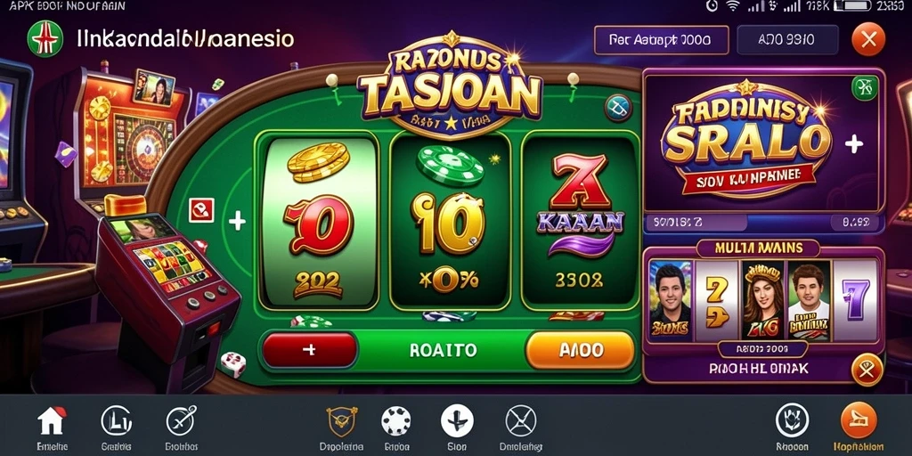 Tampilan layar awal yang menarik dan informatif.