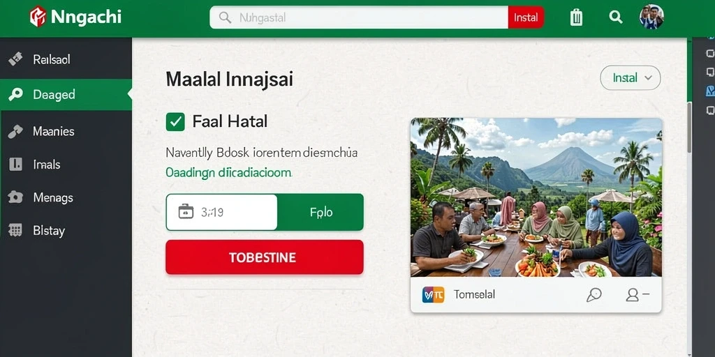 Tampilan antarmuka pengguna yang menarik.