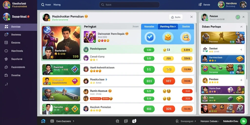 Tampilan antarmuka yang modern dan user-friendly.