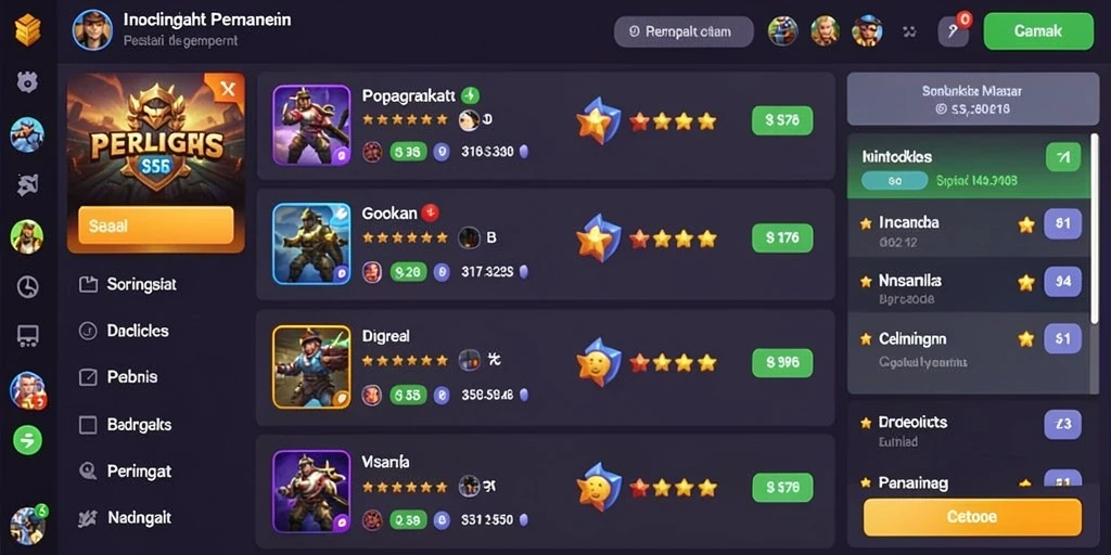 Screenshot menunjukkan karakter utama dalam aksi seru.
