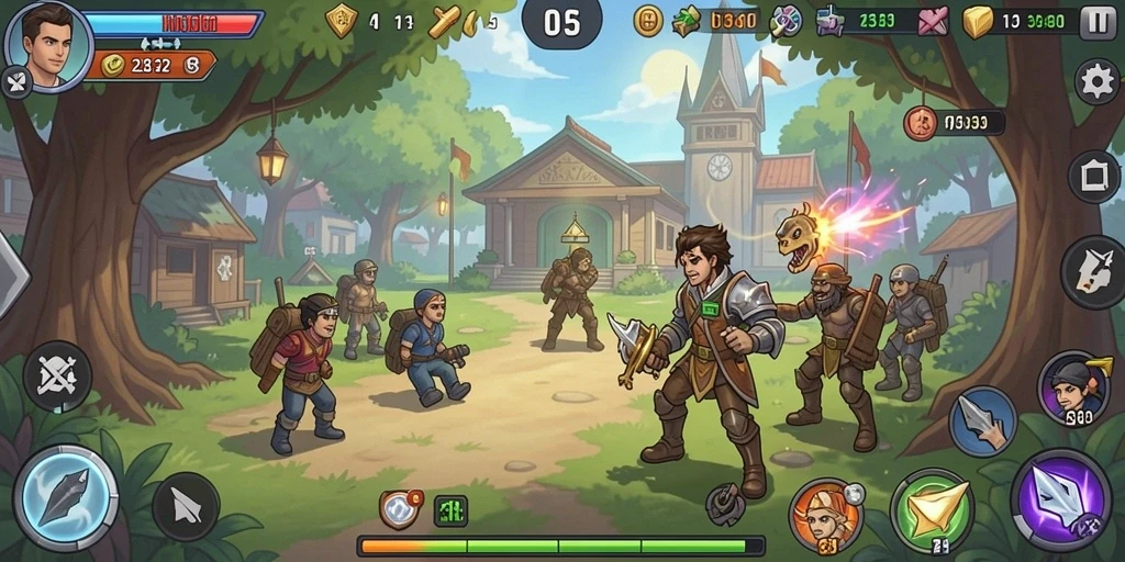 Screenshot menampilkan pertarungan epik antara samurai.