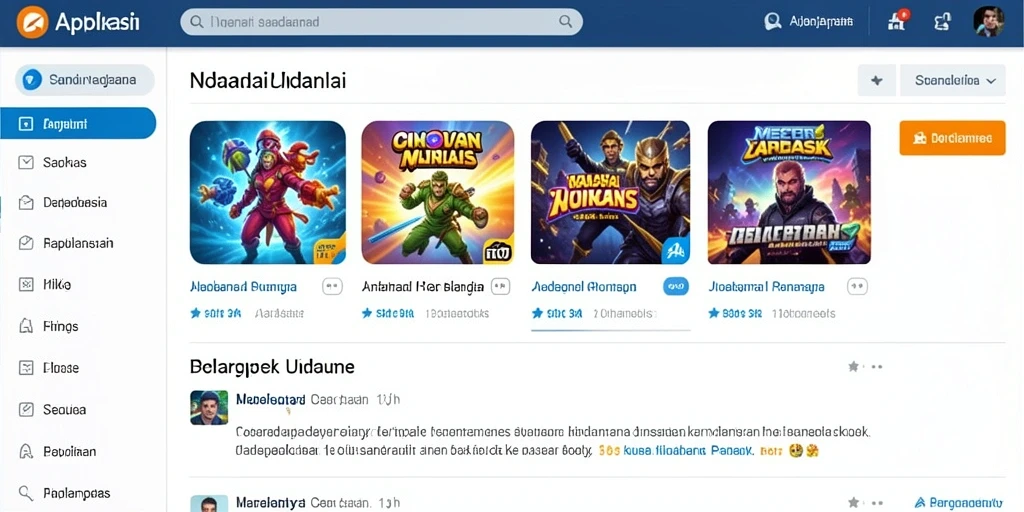 Tampilan antarmuka yang menarik dan mudah digunakan.