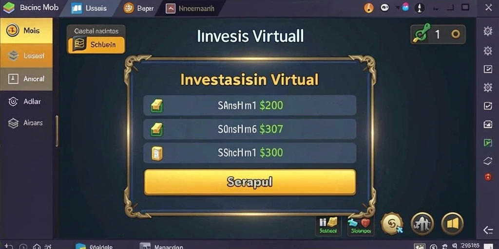 Tampilan menu utama yang intuitif dan mudah digunakan.