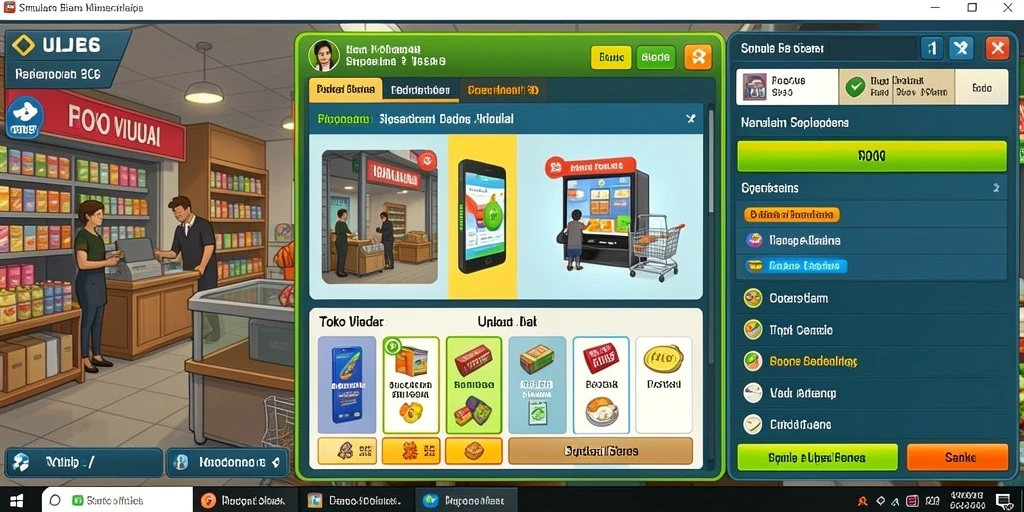 Tampilan antarmuka yang bersih dan user-friendly.